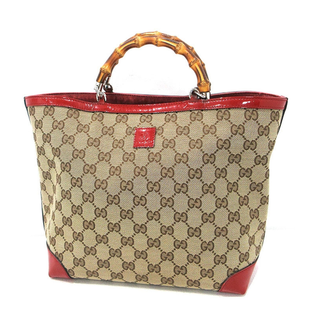 Gucci GG Canvas Tote Bag Beige Cream